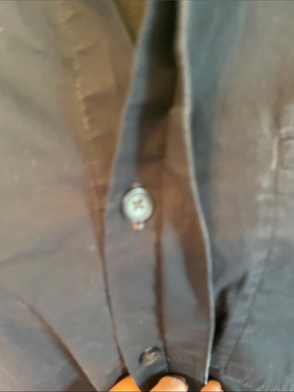 Unisex Lululemon -Navy Button-Down Shirt - Picture 5 of 14